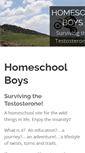 Mobile Screenshot of homeschoolboys.com